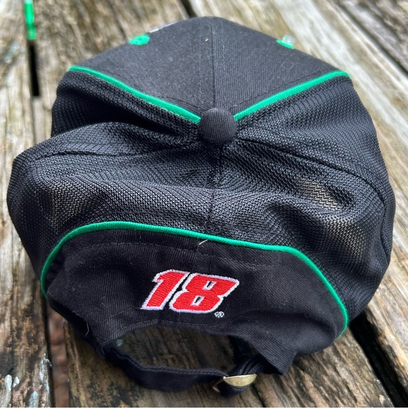 Interstate Batteries Racing #18 Joe Gibbs Kyle Busch Adjustable Baseball Hat - Picture 4 of 6